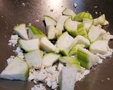 鹹蛋白炒菜瓜的食譜步驟3照片