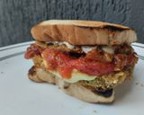 Foto del paso 9 de la receta: Sándwich🧀de milanesa de berenjena y tomate🍆🍅🥪!!!