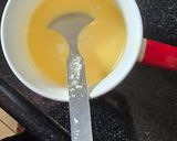 A picture of step 1 of Arabian mango pudding.