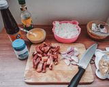 รูปขั้นตอนการทำที่ 1 ของ ข้าวผัดน้ำพริก เนื้อหวาน ไข่เจียว