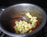 A picture of step 8 of Aalu mongray.