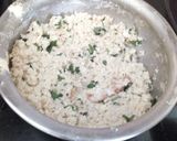 A picture of step 2 of Paneer and cheese kabab.