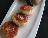 Foto del paso 3 de la receta Mini hamburguesas de pollo al roquefort