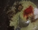 A picture of step 4 of Palak corn.