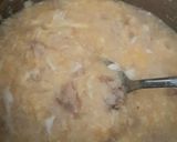 A picture of step 3 of Chinese Congee/Jook using Leftover cooked Rice.