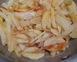A picture of step 3 of Aloo fries bhujiya.
