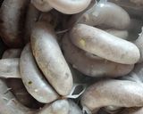 Hình bước làm 1 của món Dồi chiên heo
