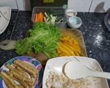 A picture of step 5 of Vegan Gimbap.