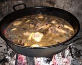 Foto del paso 5 de la receta: Pollo a la sidra en disco de arado