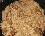 A picture of step 3 of Chicken Pilau.