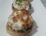 Foto del paso 5 de la receta: Champiñones rellenos con queso philadelphia