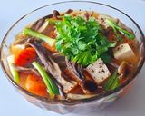 Hình bước làm 4 của món Canh nấm lộc nhung 🍄
