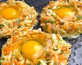 A picture of step 4 of Vegetable Pancake 蔬菜煎饼.