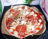 Une image de l'étape 2 de Pizza 🍕 wrap au chorizo 😋.