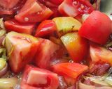 A picture of step 3 of Paneer Capsicum Curry.