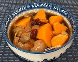 A picture of step 8 of Traditional Sweet Potato and Ginger Soup.