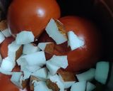 A picture of step 3 of Tomato gostu.