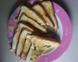 Foto langkah ke 5 dari resep Garlic Bread Roti Tawar Teflon.