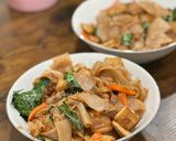 A picture of step 9 of Drunken Noodles (Pad Kee Mao).