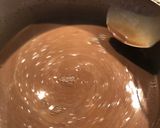 A picture of step 3 of Chocolate Agar Pudding and sauce (Vla).