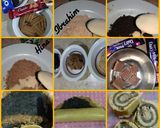 A picture of step 19 of Choco filled Biscuit Swiss Roll.