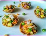 A picture of step 6 of Mini katori chaat.