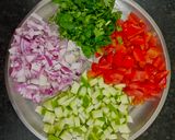 A picture of step 10 of Sev Puri.