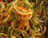 A picture of step 4 of Chinese Chicken Noodle Salad 鸡丝凉拌面.