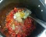 A picture of step 2 of Chicken egg biryani.