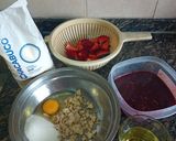 Foto del paso 1 de la receta: Pan de frutillas y arándanos 😃