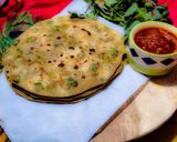 मटर पराठा (Matar paratha recipe in hindi) रेसिपी चरण 5 फोटो