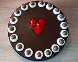 Csokoládés eperlekváros sajttorta (sütés nélkül) recept fázis 4 fotója