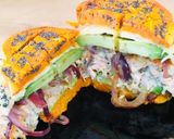 Une image de l'étape 6 de Burger Healthy à la Patate douce et Saumon.