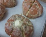 Gambar langkah 7 resipi Korean Garlic Cheese Bun.