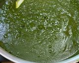 A picture of step 2 of Palak panner.