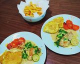 Foto langkah ke 3 dari resep Creamy chicken with spinach ala momo's cafe😍.