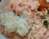 A picture of step 1 of Chicken Gola kabab pulao.