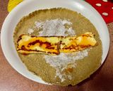 صورة لخطوة 2 من وصفة ساندويتش بالجبنه الحلوم وسويت شيلي 🌯