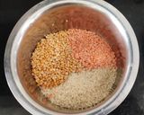 A picture of step 1 of Sambar Sathyam.