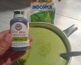Foto langkah ke 1 dari resep Creamy Matcha Sago Puding Sedot.