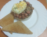 Foto del paso 6 de la receta: Zócalo de arroz blanco con champiñones y huevo escalfado