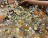 Zöldségekkel töltött karalábé - gomba, sárgarépa, kukorica recept fázis 4 fotója