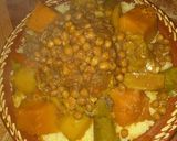 A picture of step 4 of Couscous with Tfaya and Vegetables.