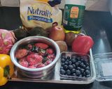 A picture of step 1 of Keto Salad.