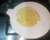 A picture of step 4 of Chinese roll.