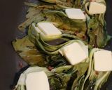 A picture of step 3 of Roasted Parmesan Bok-Choy.