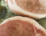 A picture of step 1 of My lovely Butter Basted Pork loin chops 😍.