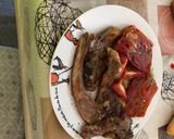 Foto del paso 2 de la receta: Chuletas de cordero con pastel de pimientos y berenjena