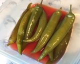 Une image de l'étape 4 de Piments verts orange et citron.