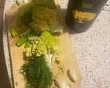 Une image de l'étape 2 de Coques au chou Romanesco.